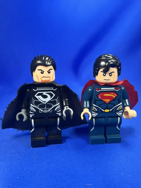 Lot of 2 • ?LEGO? - 3.5 inch - Superman & General Zod Figures DC Superheroes