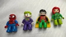lego duplo  spiderman  Robin  Joker  Poison Ivy