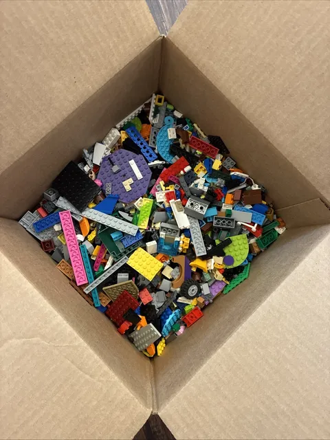 LEGO Bulk Building Parts Pieces Mixed From All Sets 10 LBS Lot FUN!