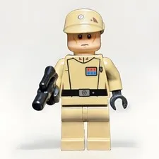 LEGO Star Wars Imperial Officer SW0623 Dark Tan Uniform Minifigure