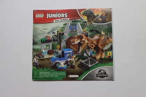 LEGO® Jurassic World™ 10758 T. rex Breakout Instruction Manual Only!