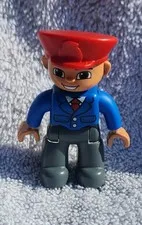 Conductor Man Driver Lego Duplo Part 723H5