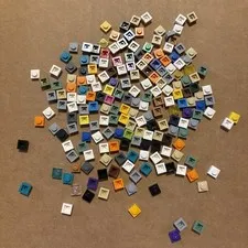 Lot of 100 Lego 3024 1x1 Square Plates