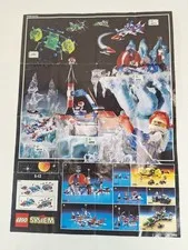 Lego Space Ice Planet 2000 Poster Booklet Leaflet A4