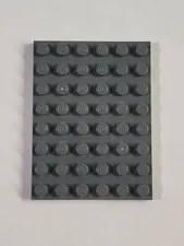 LEGO Parts ● Dark Bluish Gray Plate 6 x 8 ● # 3036 ● QTY 1