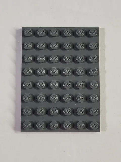 LEGO Parts ● Dark Bluish Gray Plate 6 x 8 ● # 3036 ● QTY 1