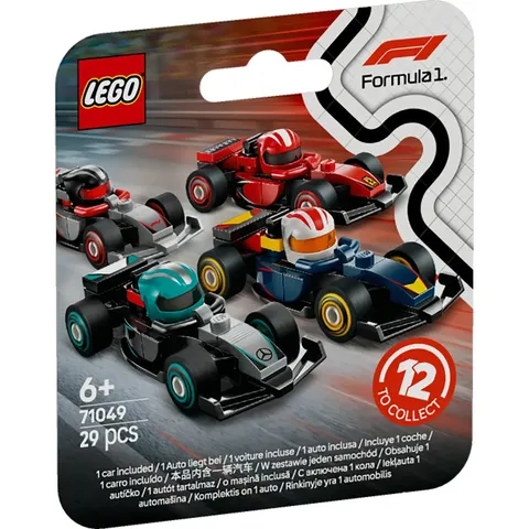 LEGO® Minifigures 71049 F1® Racing Car For Collecting, 1 Piece, Sorted