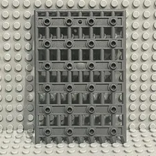 Lego Castle Gate Door 1 x 8 x 12 Castle Gate (Portcullis) 89519 :Pearl Dark Gray