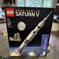 Lego 21309 Ideas NASA Apollo Saturn V Rocket New Sealed Box