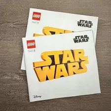 LEGO Star Wars Brick-Built Star Wars Logo (set 75407) INSTRUCTIONS ONLY