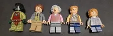 LEGO Minifigure Lot of 5 Mixed Characters Plastic Minifigures