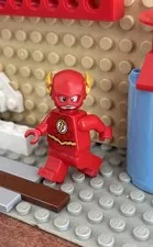 Lego Justice League Minifigure - The Flash (sh0473) Gold Outlines 76098 211904