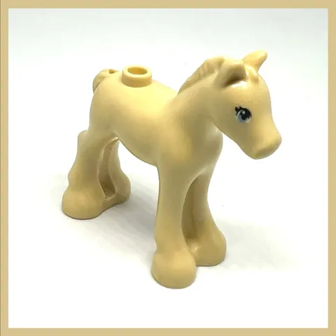 LEGO Tan Baby Horse Foal Farm Animals Equastrian 2018