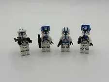 LEGO Star Wars 501st Clone Troopers Minifigures Lot Of 4 Phase 2 Set 75345 Army