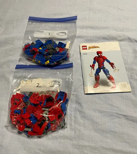 LEGO Marvel Spider-Man & Venom 76226 76230 Complete Sets w/ Manuals