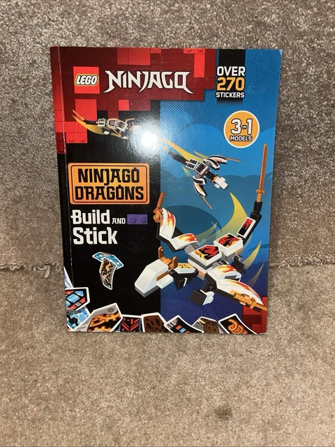 Lego Ninjago Dragons Book w Most Stickers
