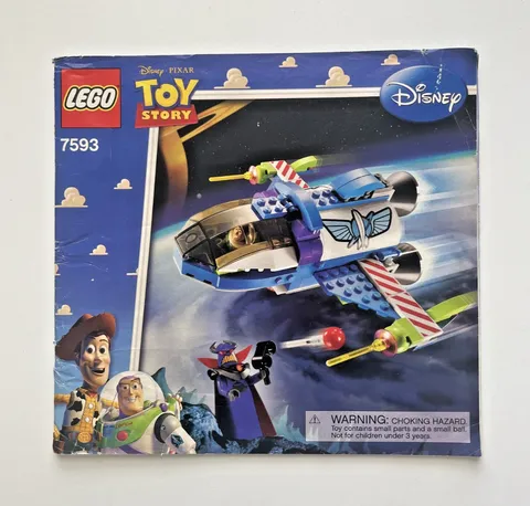 2010 LEGO Toy Story Buzz's Star Command Spaceship 7593 MANUAL ONLY