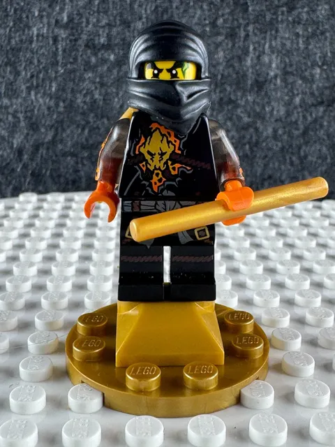 LEGO Ninjago Cole RX NJO0262 Day of the Departed Gold Staff Minifigure