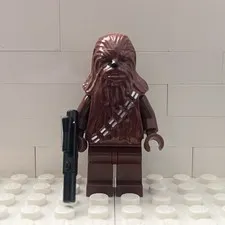 LEGO Starwars Chewbacca Reddish Brown Sw0011 Minifigure Classic Vintage Mint