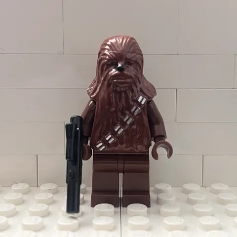 LEGO Starwars Chewbacca Reddish Brown Sw0011 Minifigure Classic Vintage Mint