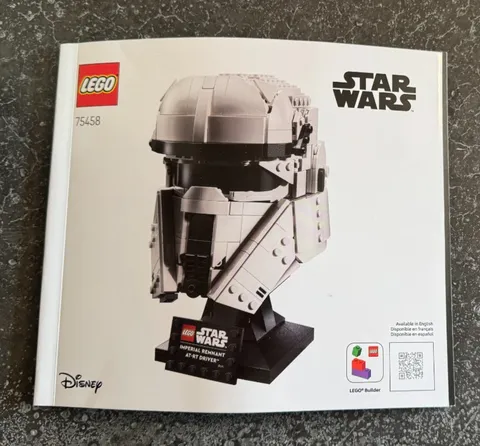 75458 LEGO INSTRUCTION BOOK ONLY  Imperial Remnant AT-RT Driver Star Wars Helmet