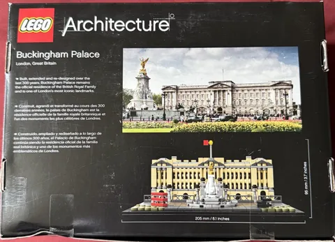 Lego Architecture Buckingham Palace 21029 Brand New!