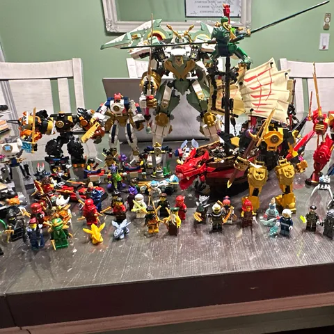 LEGO NINJAGO Minifigure Lot - Mixed Figures w/ Vehicles & Mechs