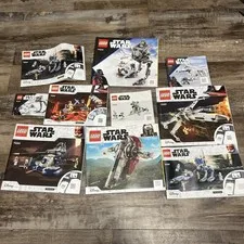 Lego Manual Lot 10 Total Star Wars