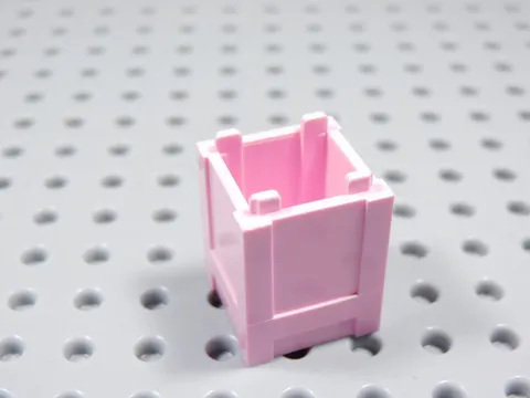 LEGO Pink 2x2x2 Crate Container Accessory Minifig BS
