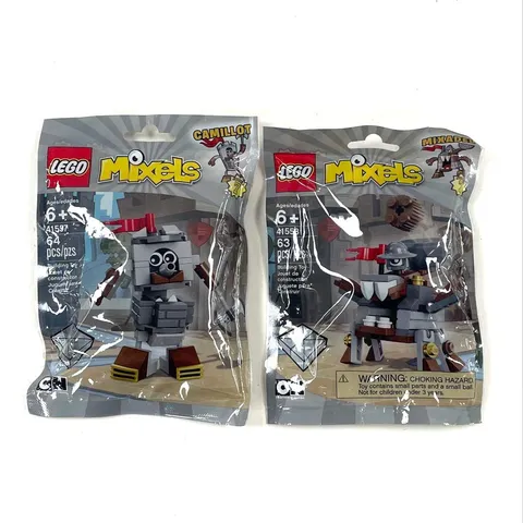 2 Sealed & Retired LEGO Mixels Sets; 41557 Camillot, 41558 Mixadel