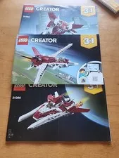 Lego 31086, 3-in-1 Futuristic Flyer 3 Instruction Manuals Only. No Bricks