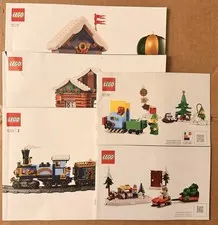 LEGO Christmas Instruction Booklets LOT of 5