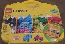 LEGO 10713 Classic Creative Suitcase 213 Piece Brick Box Starter Set for Ages 4+