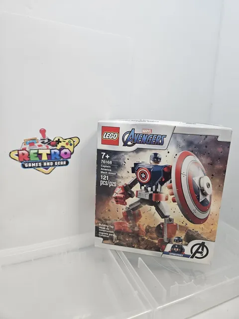 *Retired* New LEGO Super Heroes: Captain America Mech Armor (76168) 2021 Marvel