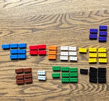 building Bricks  Multicolor Stackable 55 count 10 colors