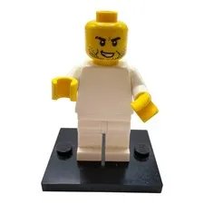 LEGO® Minifigure Head Yellow Man Beard Grin Part New Genuine Accessories