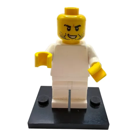 LEGO® Minifigure Head Yellow Man Beard Grin Part New Genuine Accessories