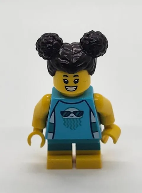 LEGO® City Beach Tourist Minifigure Female Child Town Recreation 60328 cty1386