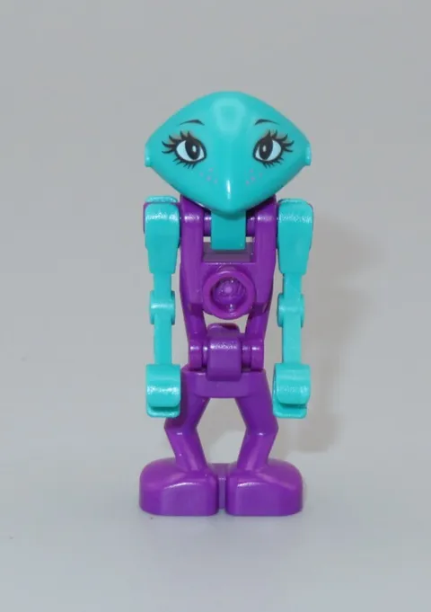 LEGO LOM Martian Alien Cassiopeia purple minifigure Space Life on Mars 7317