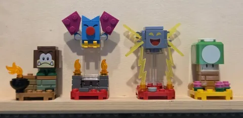 LEGO 71394 Super Mario Character Pack Series 3  Amp, 1-Up, Galoomba & Swoop
