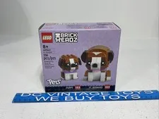 NEW LEGO Brickheadz 40543 St. Bernard RETIRED Pets Adult + Puppy NIB SEALED