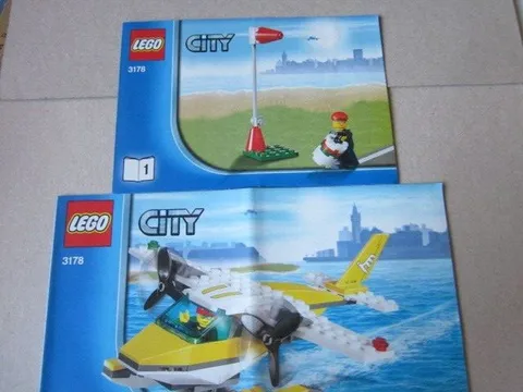 Lego City Building Instructions Instruction 3178 Parts 1 and 2, Part 1 and 2