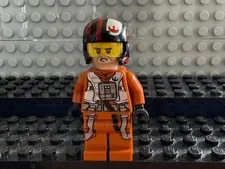 LEGO SW Poe Dameron Minifigure From 75102 - sw0931