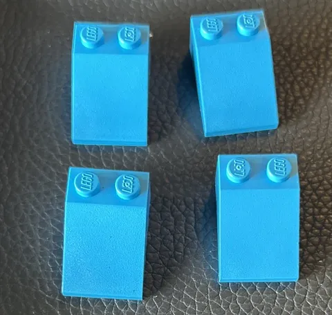 LEGO 3298 Slope 45° Lot 4 Dark Azure 2x3 Roof Tiles