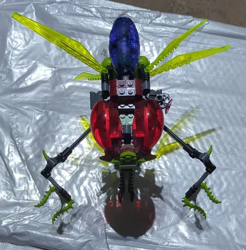 LEGO Insectoids Glow-in-the-Dark Bug Creature Build Figure Multicolor Plastic