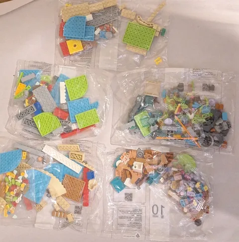 LEGO Bulk Mixed Bricks Plates Pieces Lot in Polybags, Multicolor Plastic