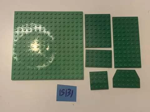 Lego Parts Lot Green Plates