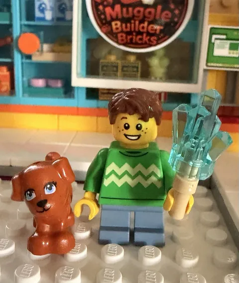 Lego Kiddo Minifgure With Dog & Accessory