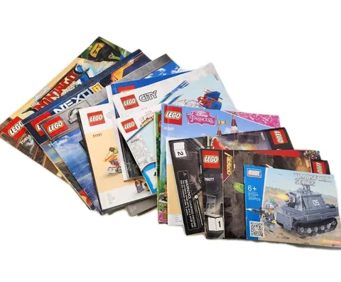 Lego Instruction Manuals Catalog Assorted LOT of 23 + 1 GUDI books