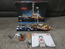 LEGO Ideas: Jaws (21350) Set Used 100% Complete w/ Instructions & Box 1500+ Pcs